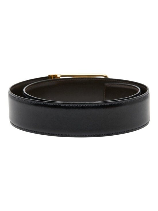 Celine Horse Carriage Vintage Motif Belt Black Brown Gold Leather Plated main image 6
